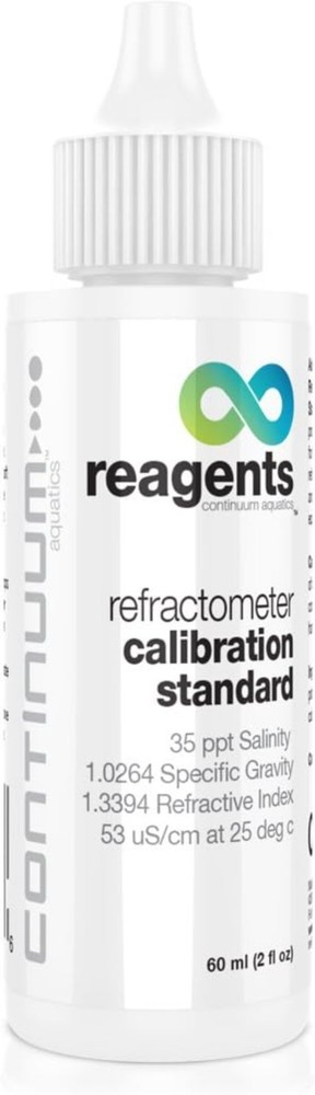 Continuum Refractometer Calibration Standard 60ml - Precision for Aquarists