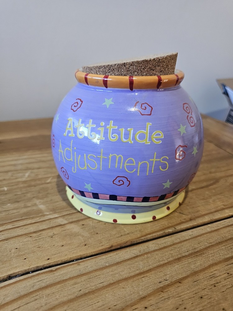 ATTITUDE ADJUSTMENT Decorative JAR with Lid