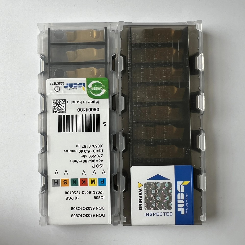 ISCAR / DGN6303C IC808 / Industrial indexable carbide inserts 10 Pcs