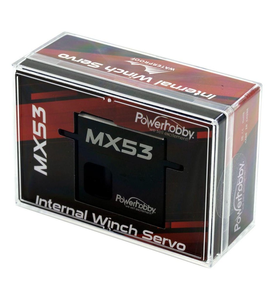 Powerhobby MX53 Internal Spool Winch Brushless Servo : Axial Wraith