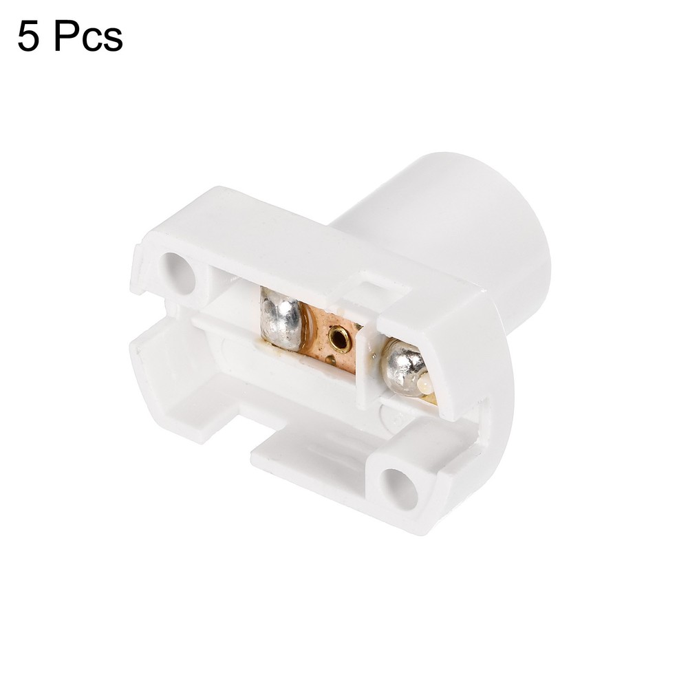 5PCS White E12 Mini Bulb Holder Beads Lamp Bases Socket