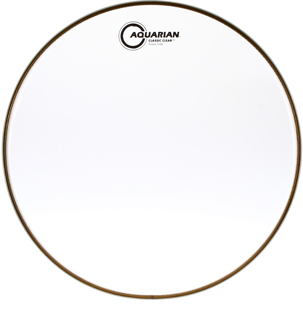 Aquarian Classic Clear Snare Side Drumhead - 14 inches (5-pack) Bundle