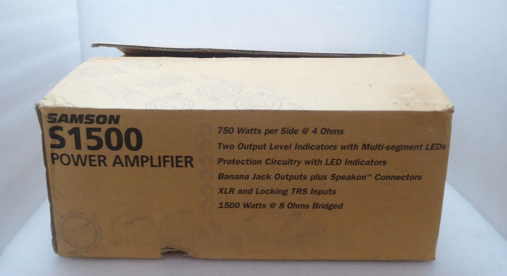 Samson S1500 Power Amplifier 1500W
