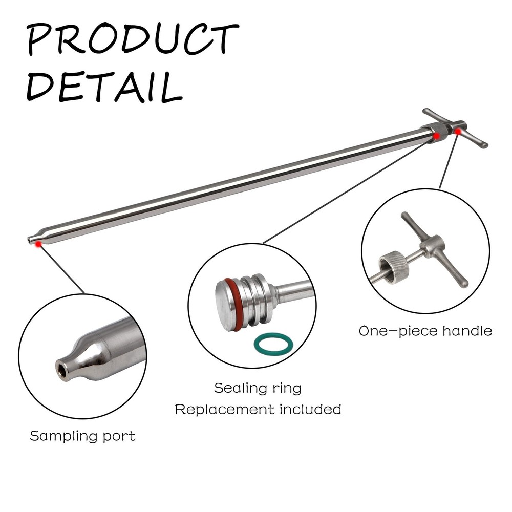 Drum Thief Sampler, Liquid Samplers are Designed to Extract Samples from Drums