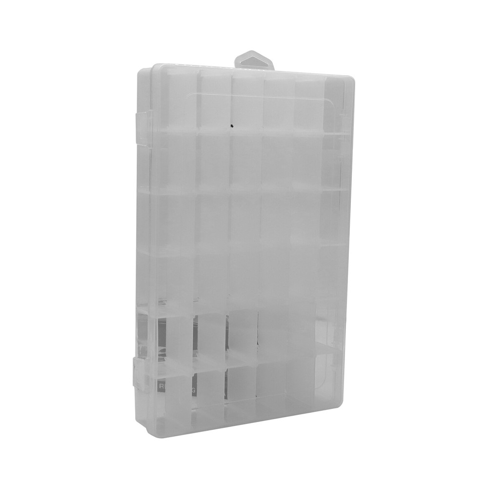 3 Pack 36 Grids Clear Plastic Organizer Storage Box Container Craft Adjustable