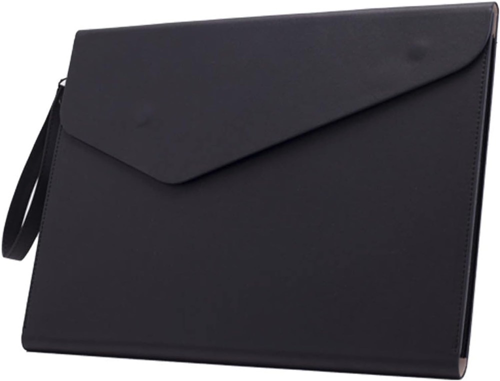 Large Capacity PU Leather Envelope Case for A4 Files - Perfect for Professionals