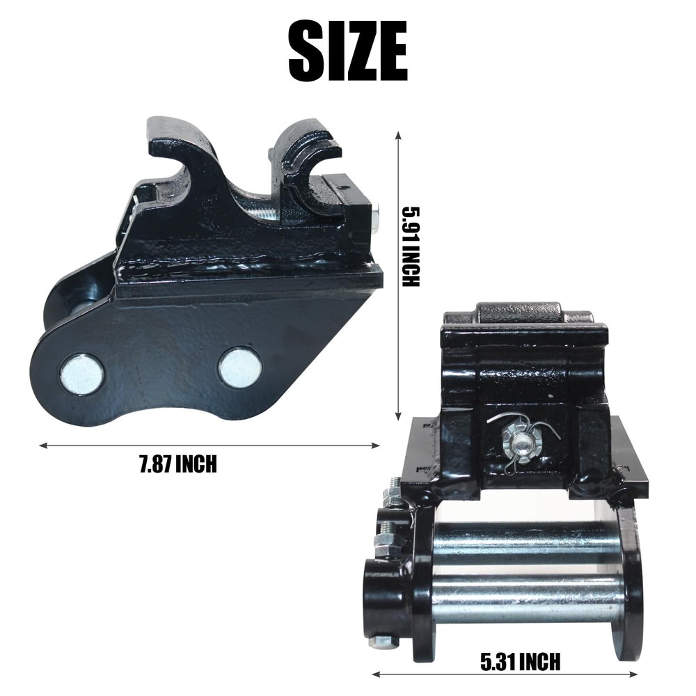 Mini Excavator Attachments Mechanical - Quick Connector Backhoe Attachment - ...