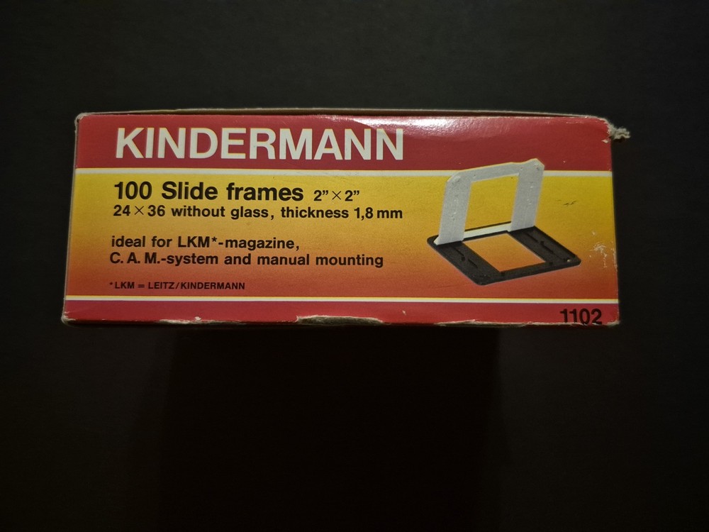 Kindermann 99 Slide Frames 2"x2" Profimount C.A.M. READ Description