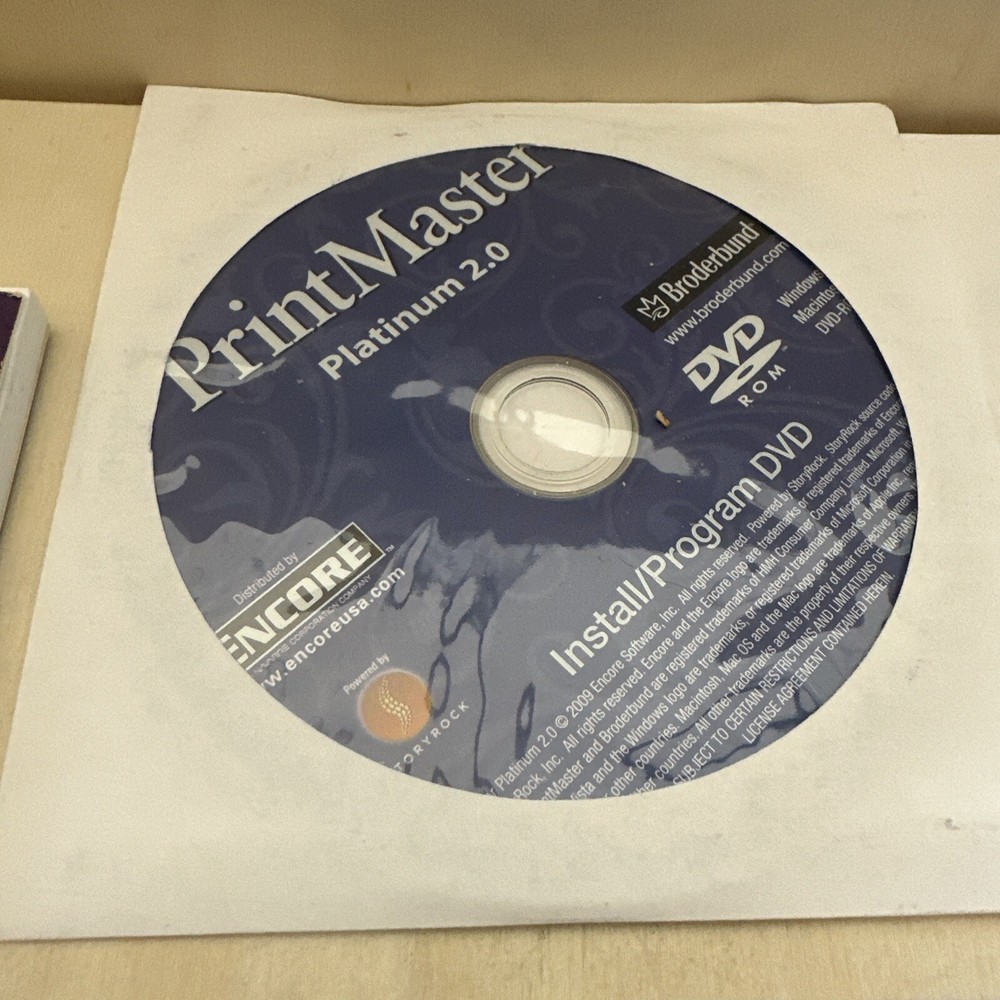print master software Platinum 2.0