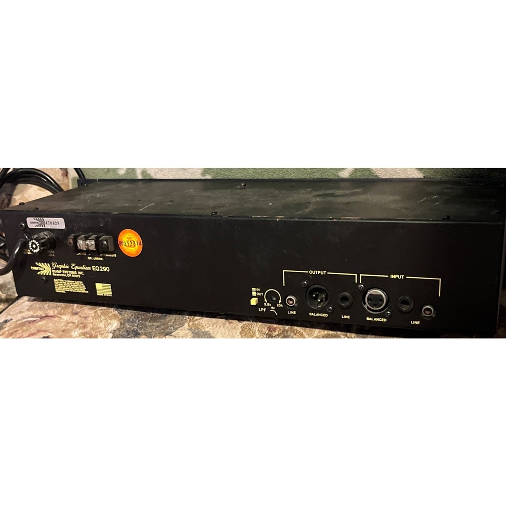 Biamp Model EQ2 27 Band Graphic Equalizer