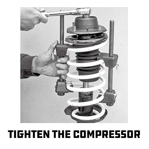 Strut Spring Compressor Kit, Remove and Install Coil Springs, Tighten 5 Piece
