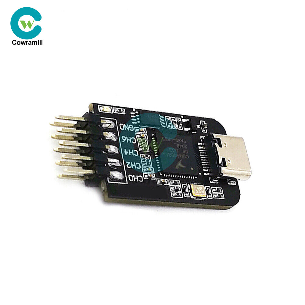 8 Channel Mini Logic Analyzer Type-C MCU Arm FPGA Debugging Tool 24m Sampling