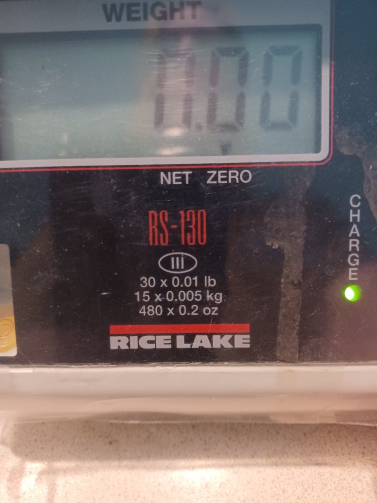 Rice Lake 167941 RS-130 Bench Digital Price Computing Scale Includes cord