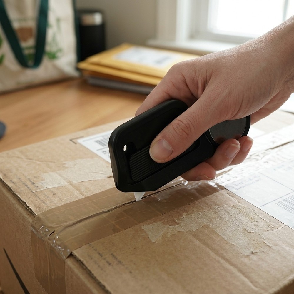 Compact Safe Box Cutter Ceramic Blade Opener for Boxes Envelopes Packaging Tasks