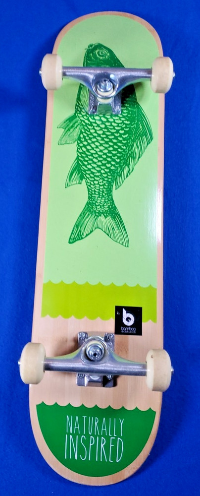 Skateboard Bamboo naturally Inspired Skateboard Read Description