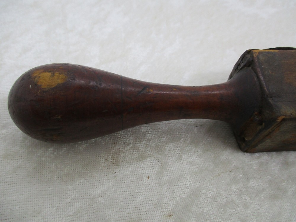 Antique Barber's Straight Razor Leather Strap Strop Sharpener