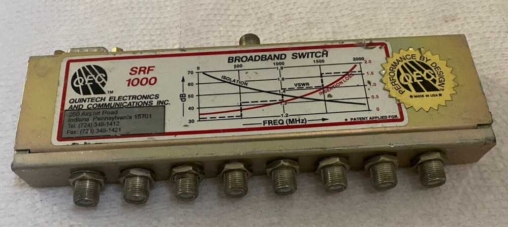 QEC SRF 1000 Broadband switch