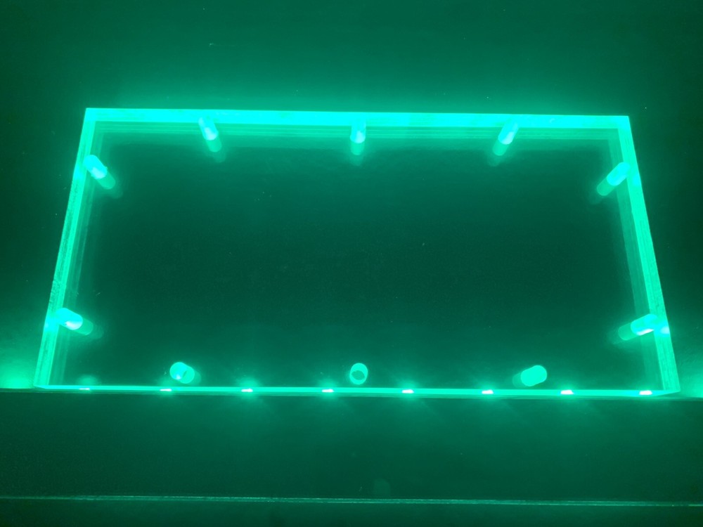 Blank: 10” X 5” Plexiglass Viewing Window (3/4") For Sub Box