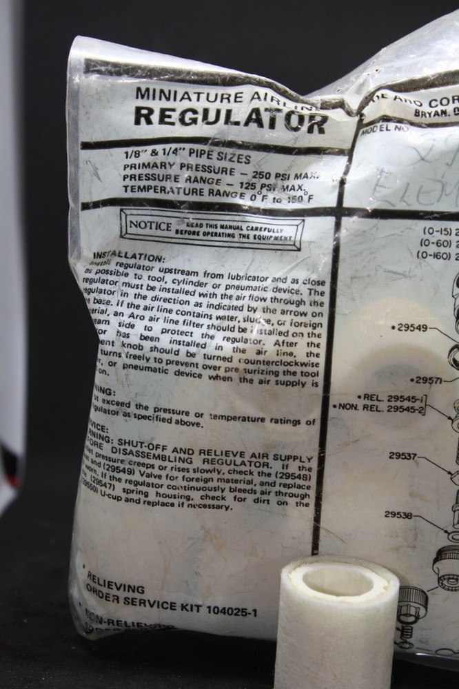 ARO 295 86  Mini Airline Regulator filter