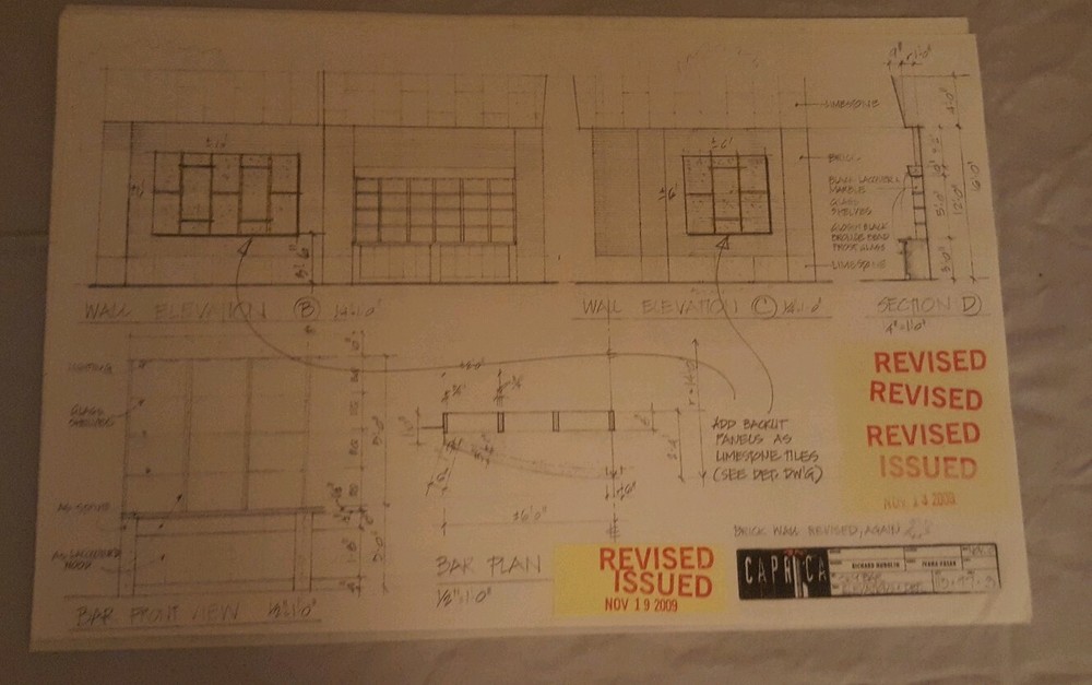 Caprica Battlestar Prop  skybar plans "False Labor" Propworx COA
