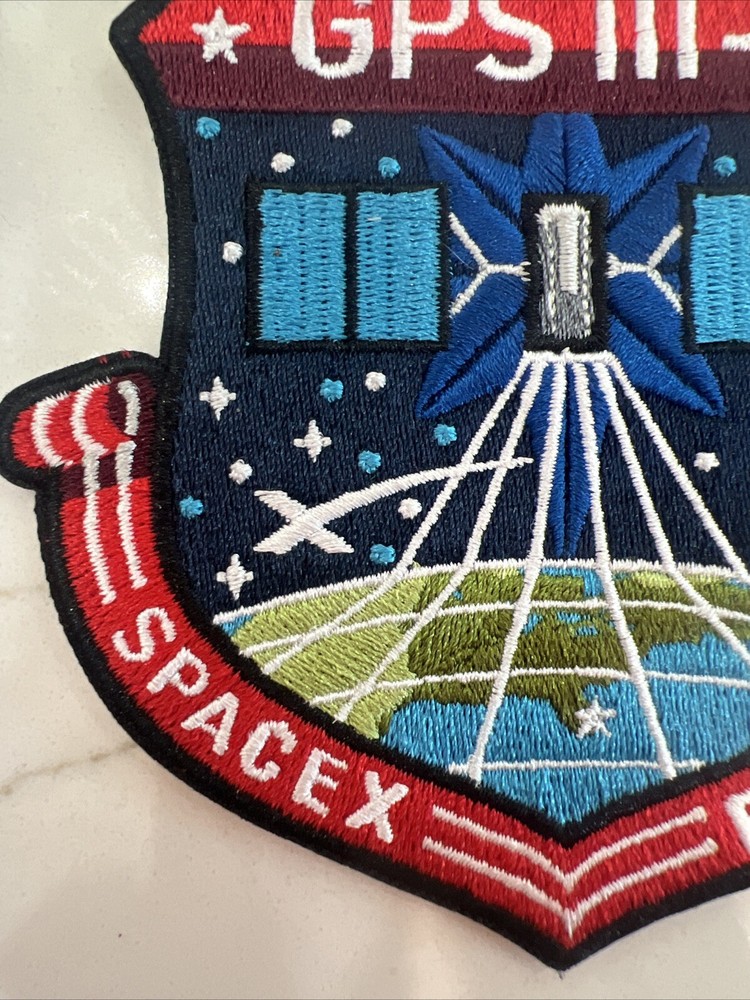Spacex Employee X Patch - GPS3-5 Satellite Mission