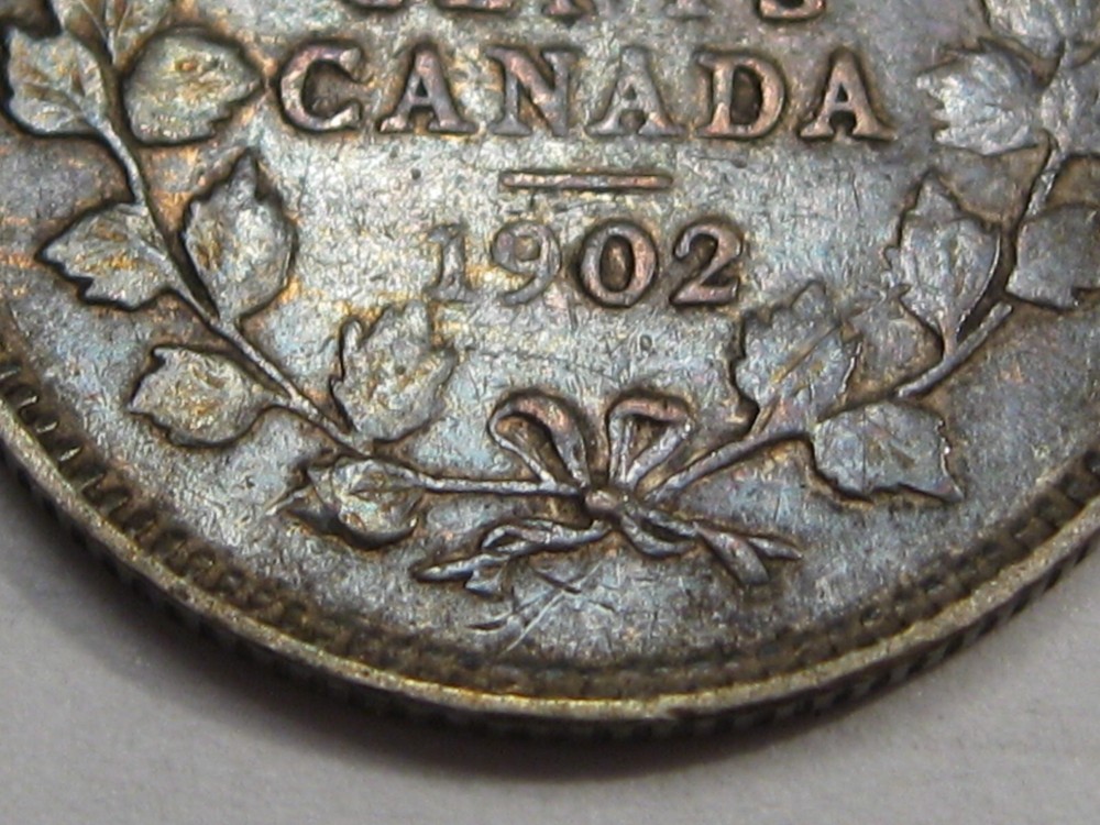 F/VF 1902 Five Cent 5¢ CANADA. #23