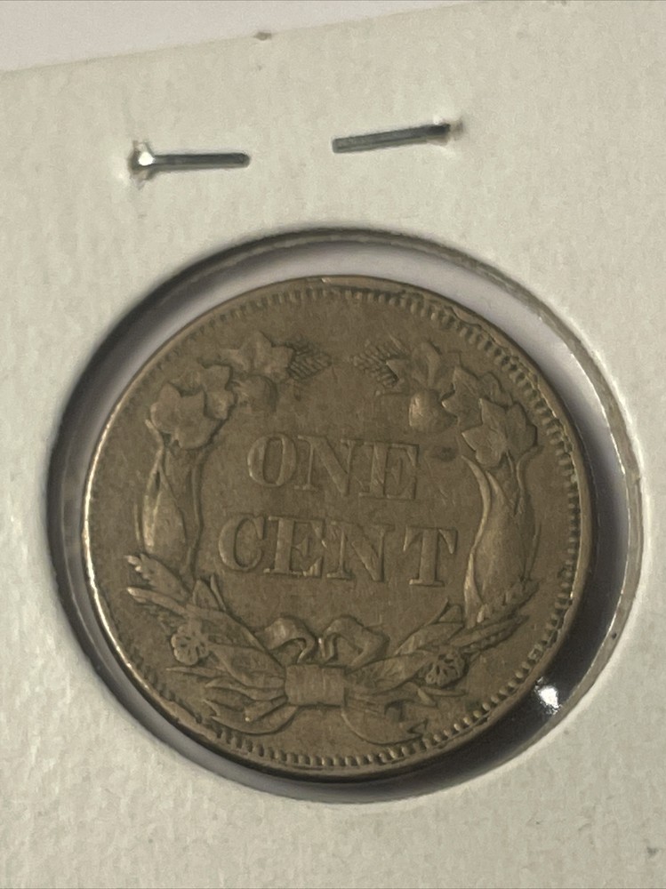 1858 Flying Eagle Cent Small Letters XF