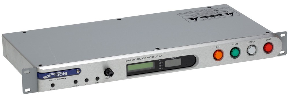 Symetrix Airtools 6100 AES Digital Audio Broadcast 20 Sec Profanity Delay DUMP