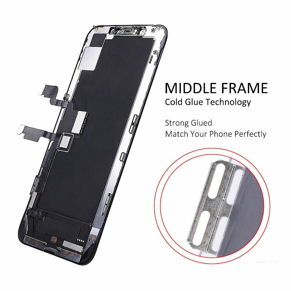 For iPhone XS Max LCD Display Touch Screen Digitizer with True Tone Replacement