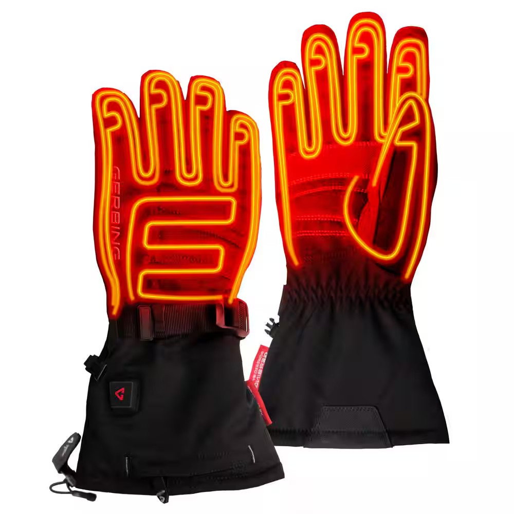 Women'S Medium Black 7-Volt S7 Battery Heated Gloves