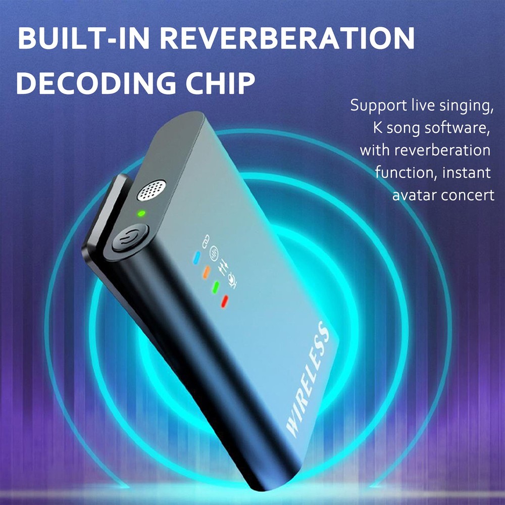 Wireless Lavalier Microphone System With 3 Receiver Noise Reduction CPSC