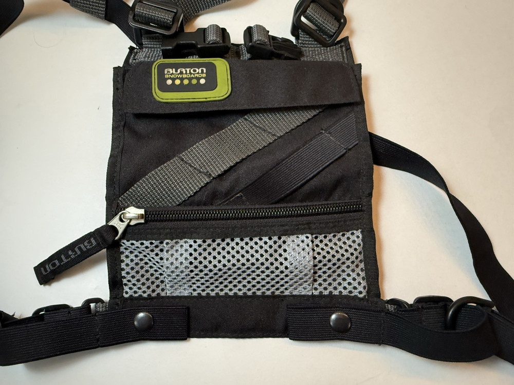 Vintage Burton Snowboards Avy Beacon Chest Pack