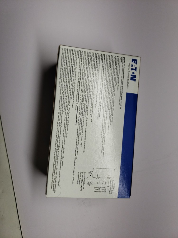 Eaton 7501-9W Single Pole Decorator Switch Qty 10