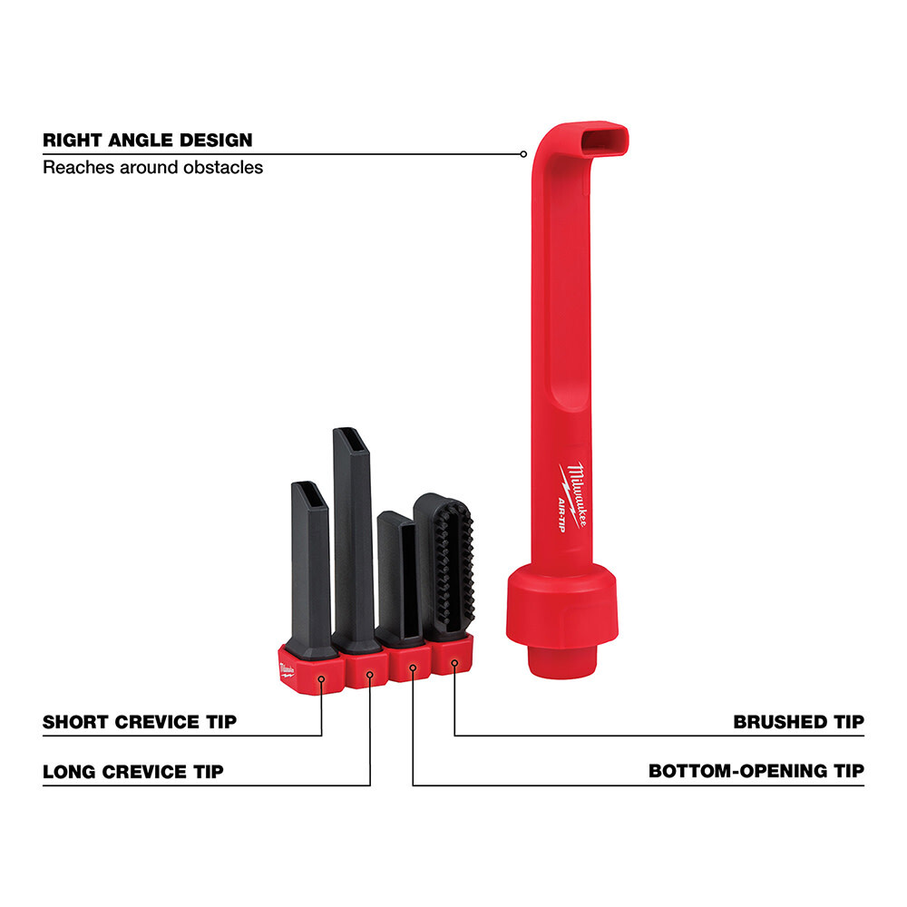 Milwaukee Air-Tip 4-In-1 Right Angle Cleaning Tool
