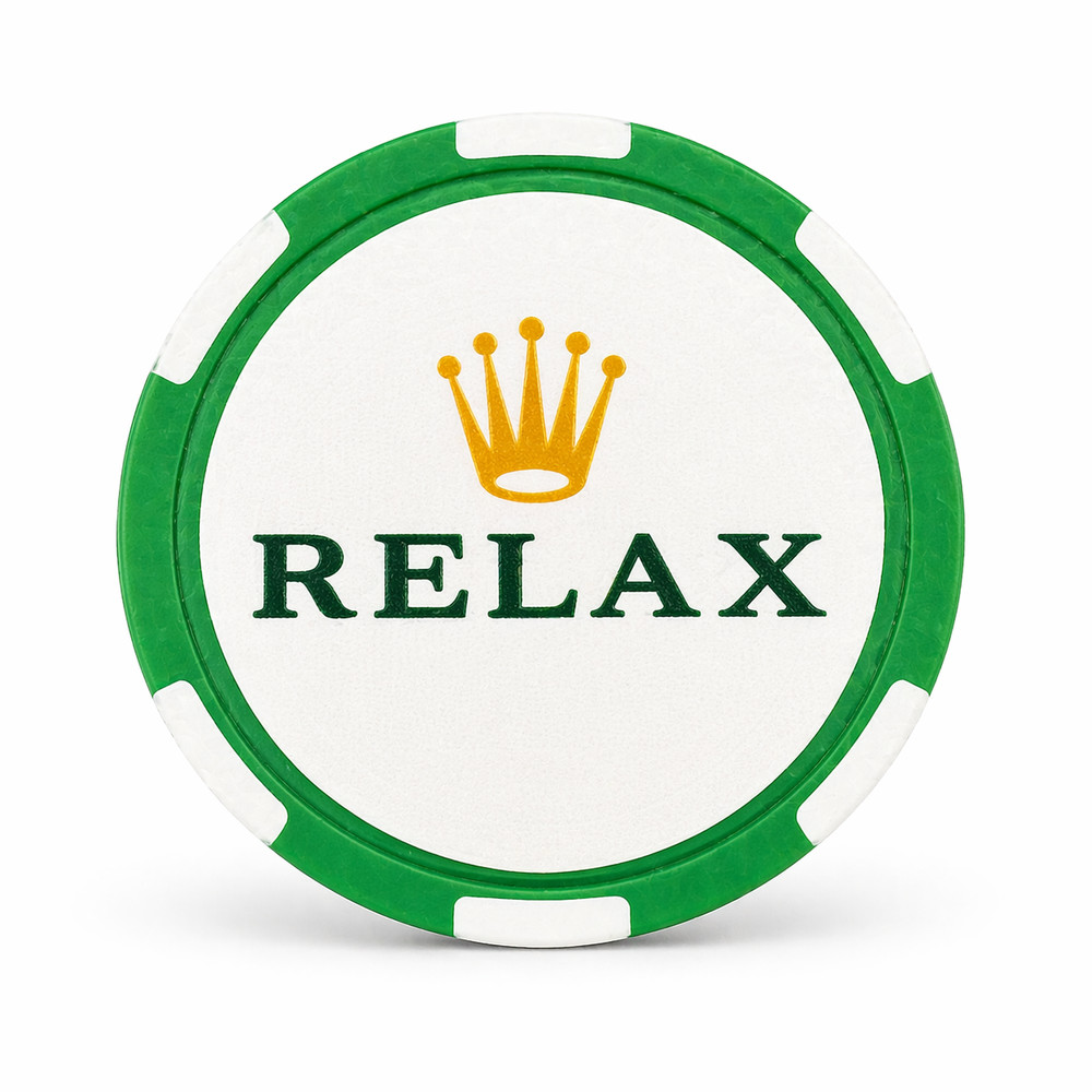 RELAX - Poker Chip Golf Marker