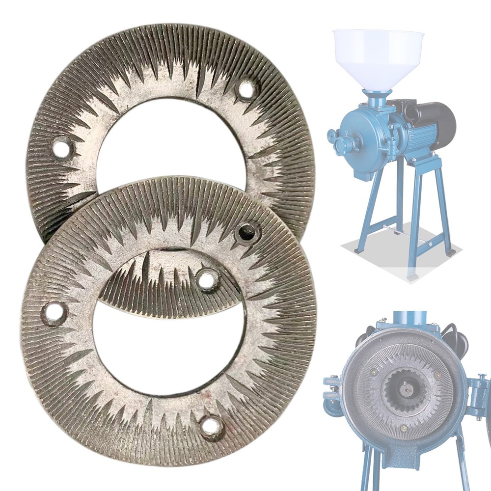 2x Grinding Sheets Grinding Plate for Electric Grain Mill Grain Grinder Machine
