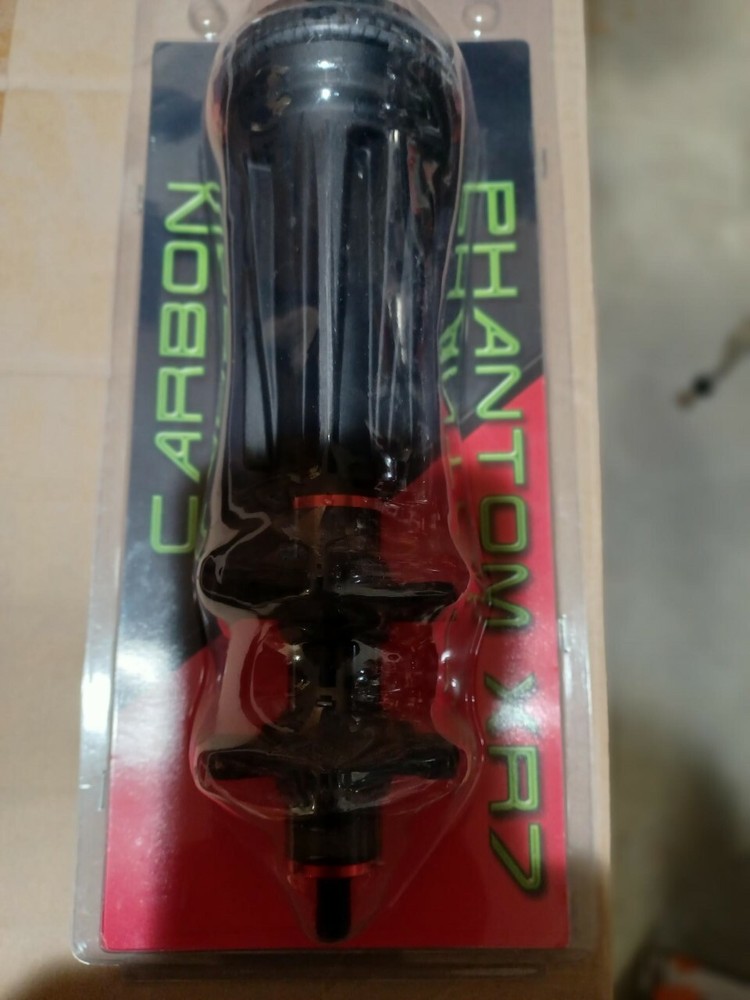 Xtreme Hardcore Phantom ZR7 Stabilizer Black Carbon/Red 7" Bow Stabilizer