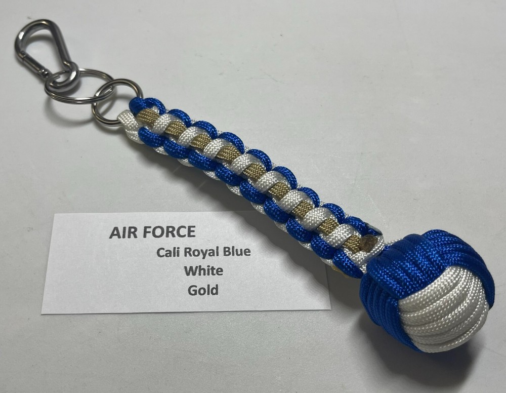 Military Monkey Fist Key Chains - Navy 2