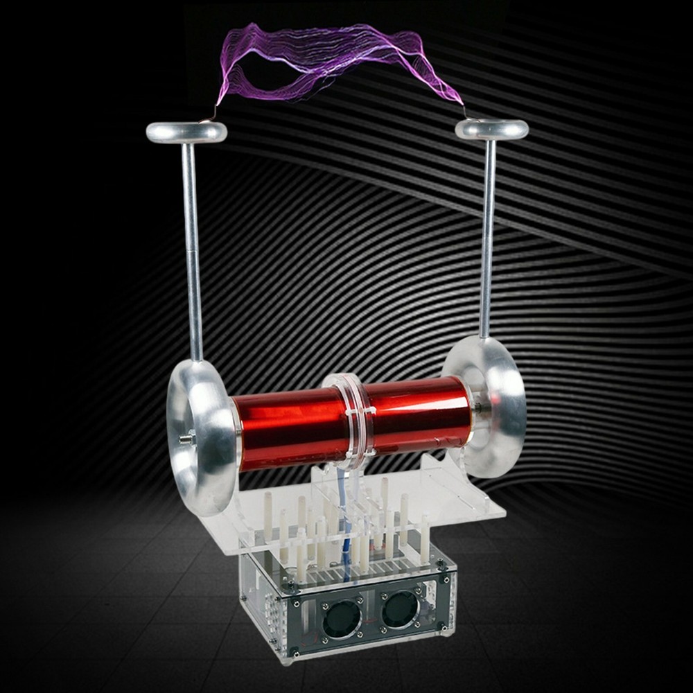 Music Tesla Coil Bipolar SSTC Model Artificial Flashing Magneticstorm 30cm Arc72