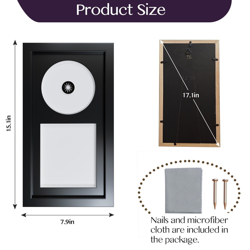 Video Game Display Frame, PS5/PS4/PS3/XBOX Game Case and Disc Display Frame