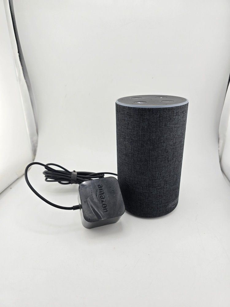 Amazon Echo 2nd Generation Smart Speaker With Alexa Dolby Heather Black Works!