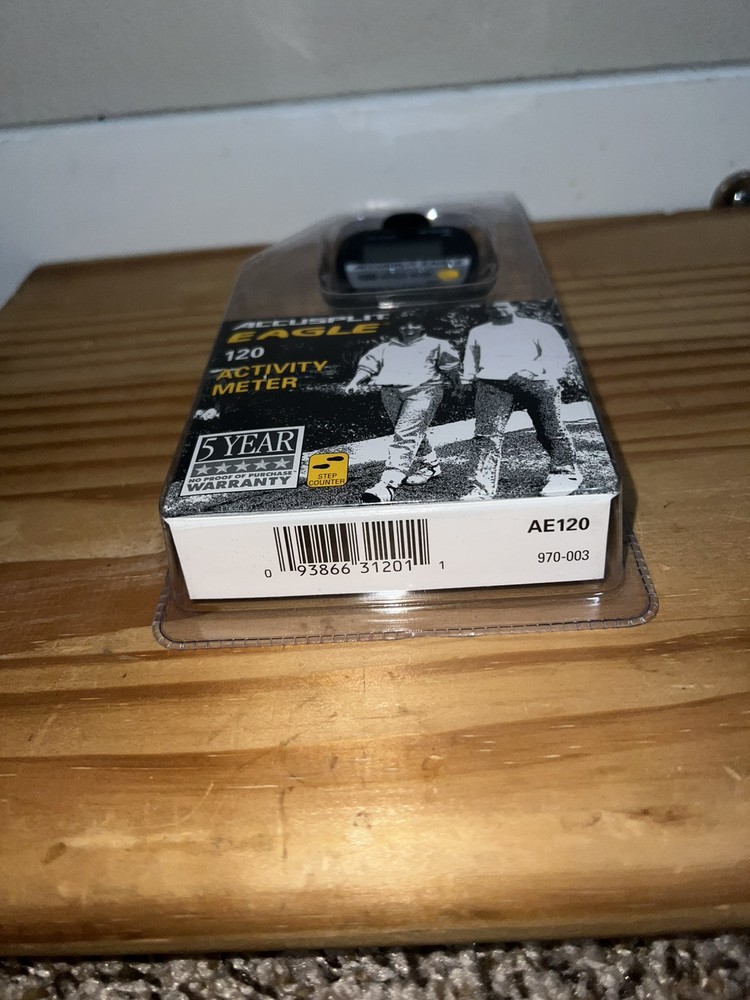 Accusplit Eagle AE180 Activity Meter - Pedometer - New - Sealed