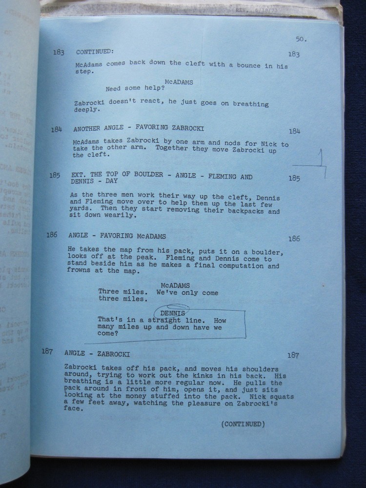 ORIGINAL TV MOVIE SCRIPT Deliver Us from Evil BRADFORD DILLMAN'S Copy with Notes