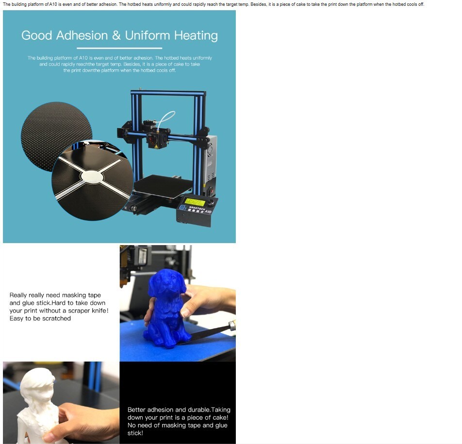 Geeetech A10M 3d printer dual extruder