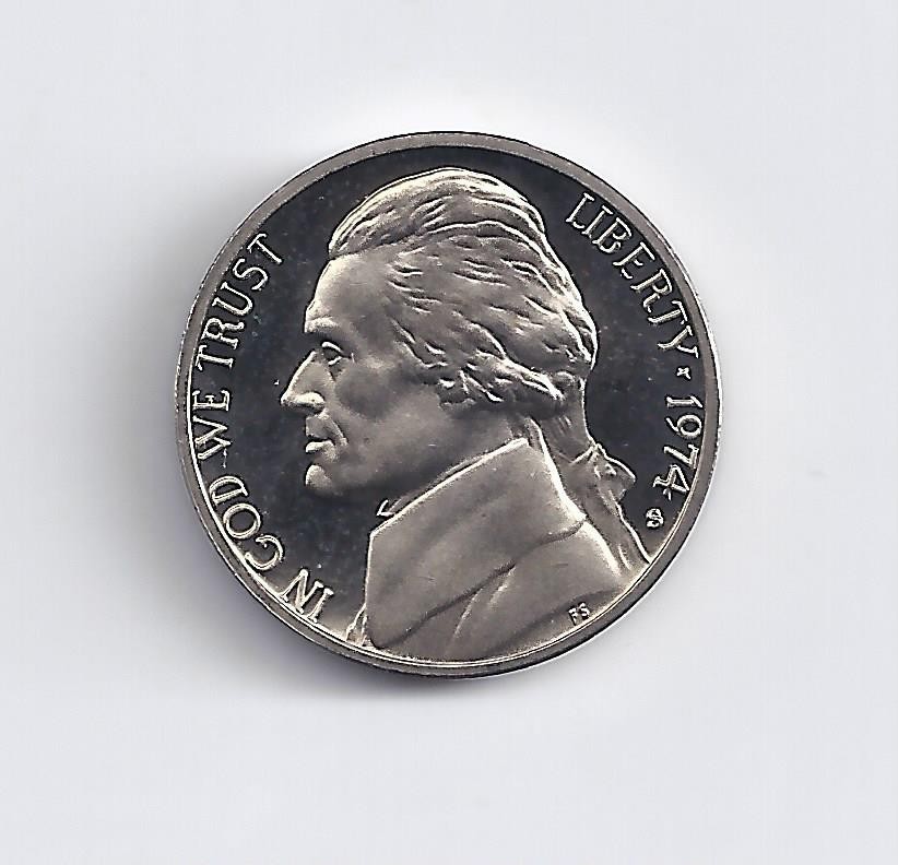 1974-S  PROOF NICKEL