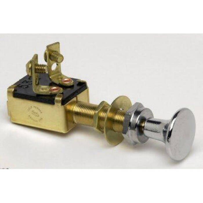 Cole Hersee M-628-BP Push Pull Switch SPST Off-On 2 Screw
