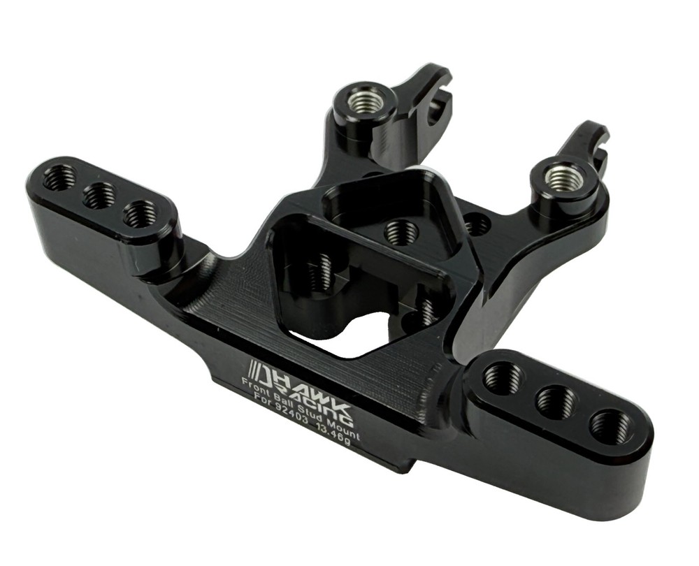 RC10B7 Dhawk Aluminum Front Ball Stud Mount Black For Team associated B7 B7D