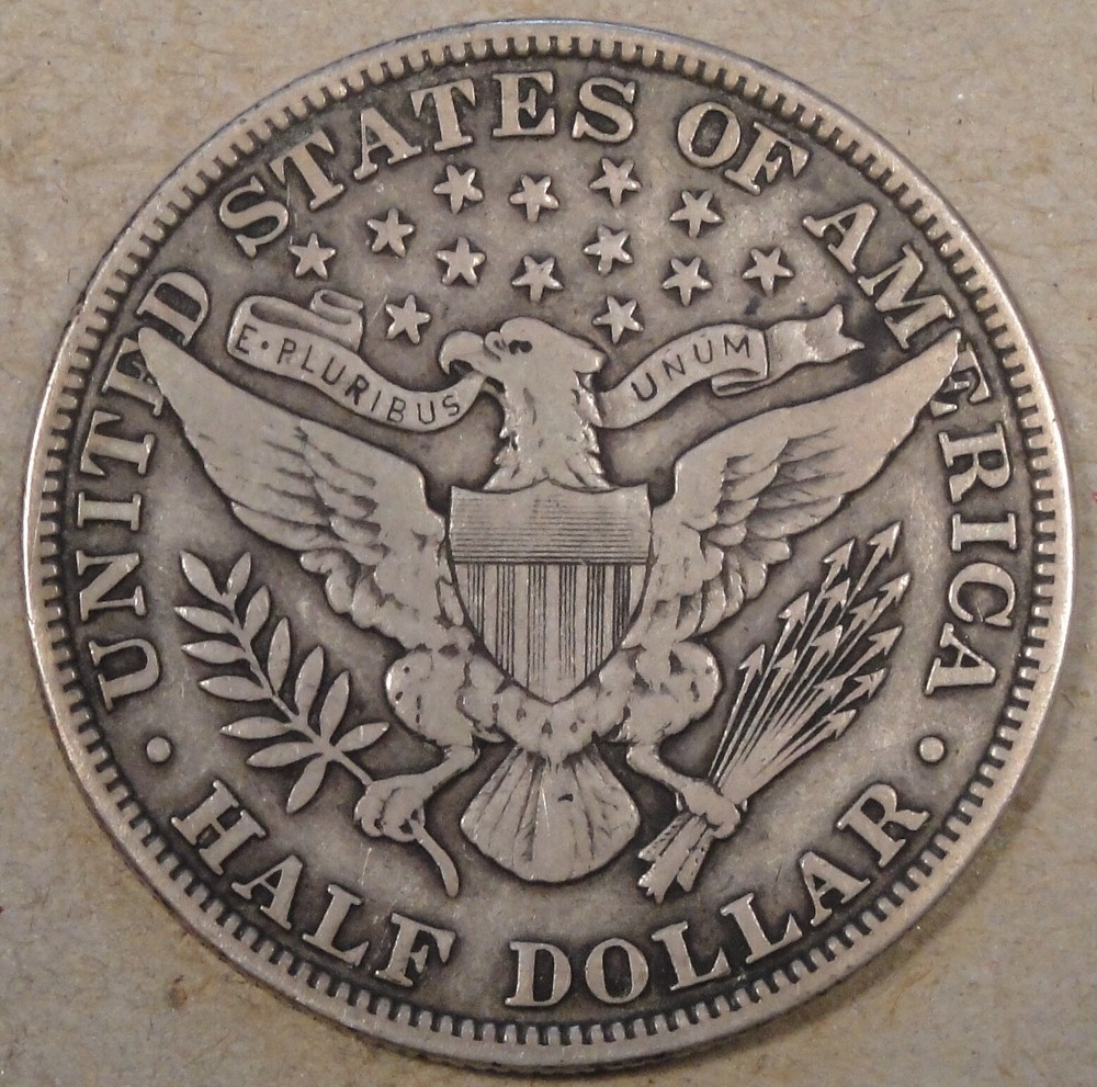 1915 Barber Half Dollar 50c VF