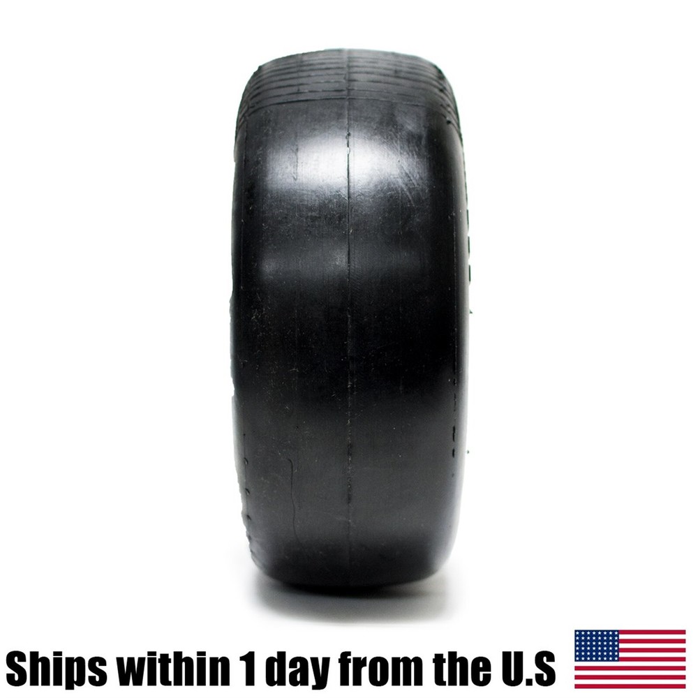 2PK Flat Free Solid Tire for Scag Mowers Front Caster Wheel 9x3.50-4
