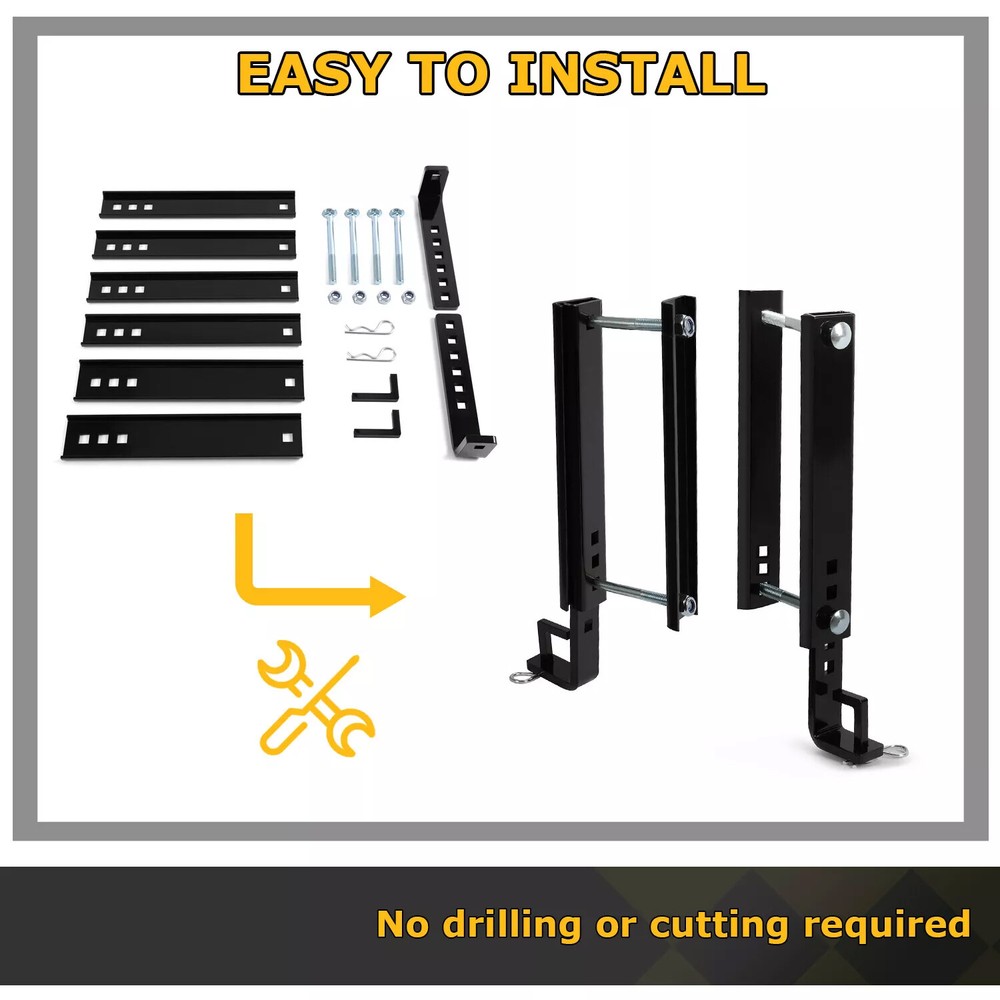 Adjustable Equalizer Distribution Hitch Bracket Support For 10in Trailer Frames